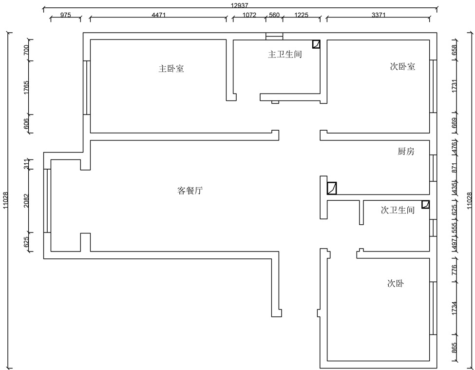 原始結(jié)構(gòu)圖